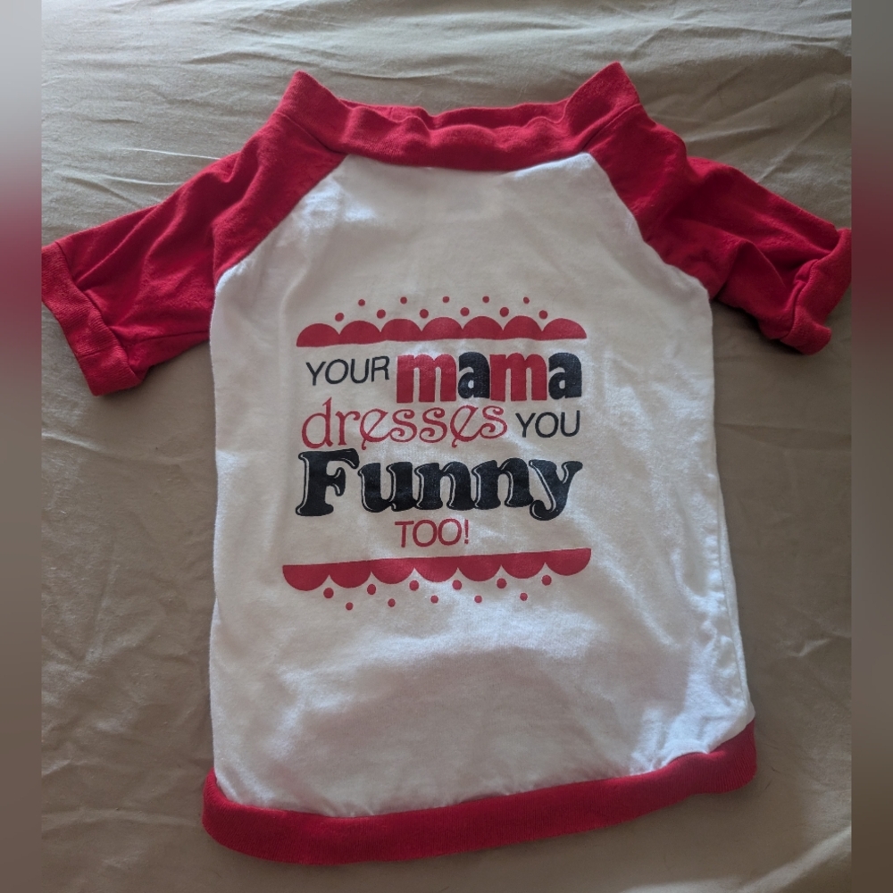 Dog Graphic Baseball Tee